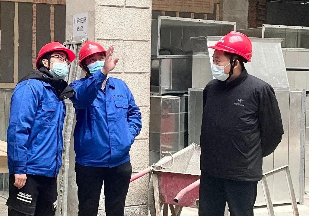 一手抓防疫，一手抓生產(chǎn)！立豪集團(tuán)董事長赴陜藥集團(tuán)山海丹醫(yī)院項(xiàng)目督導(dǎo)檢查